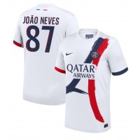 Echipament fotbal Paris Saint-Germain Joao Neves #87 Tricou Deplasare 2024-25 maneca scurta